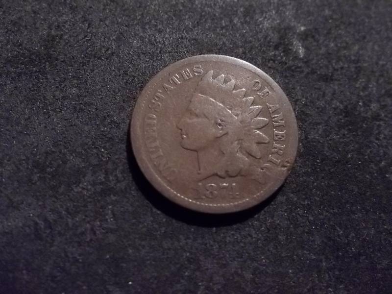 1874 Indian Head Cent