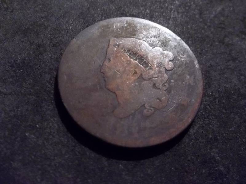 1817 Large Cent With 13 Stars