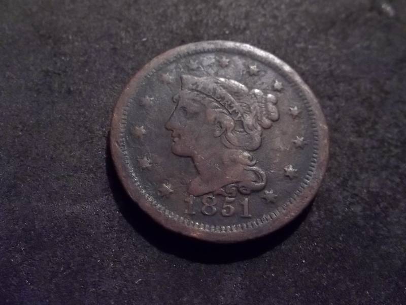 1851 Large Cent