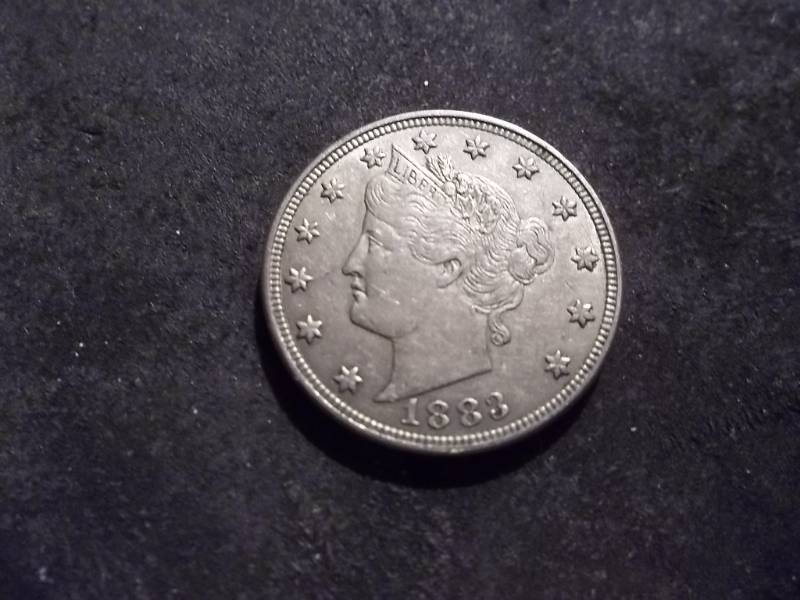 1883 V-Nickel In Unc