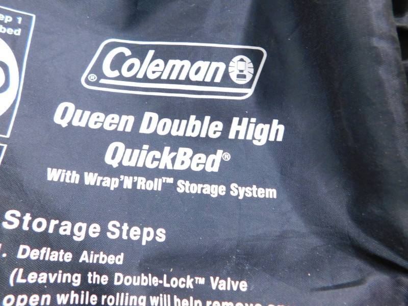 lot 27 image: Coleman Double High Queen Quick Bed Mattress
