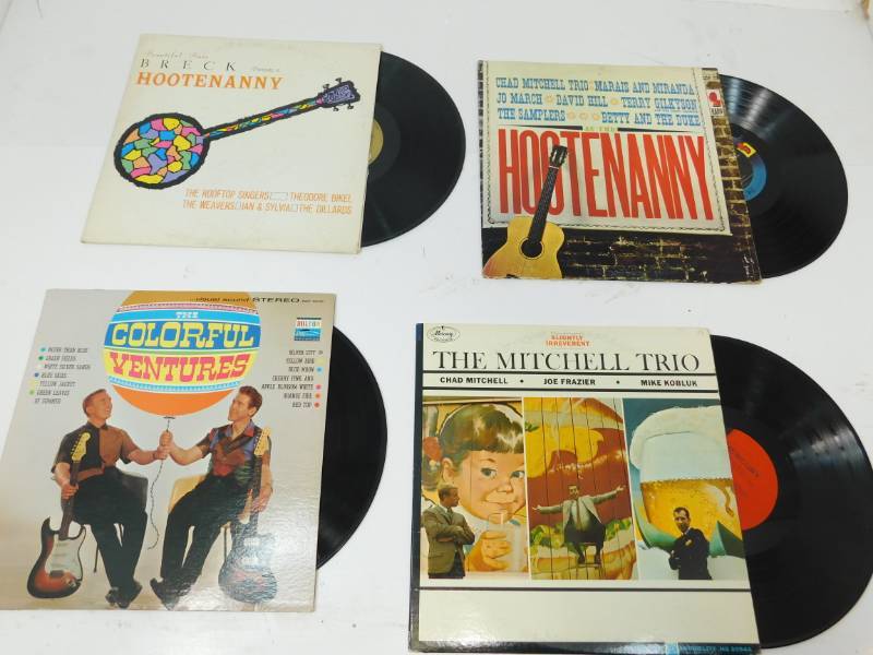 lot 47 image: Four Vintage Record Albums