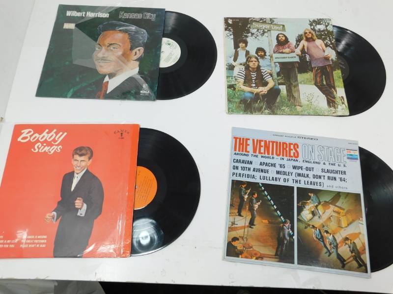 lot 49 image: Four Vintage Record Albums