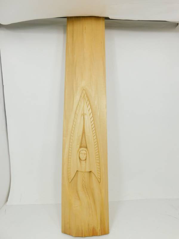 lot 56 image: One Wooden Sculpture On Board