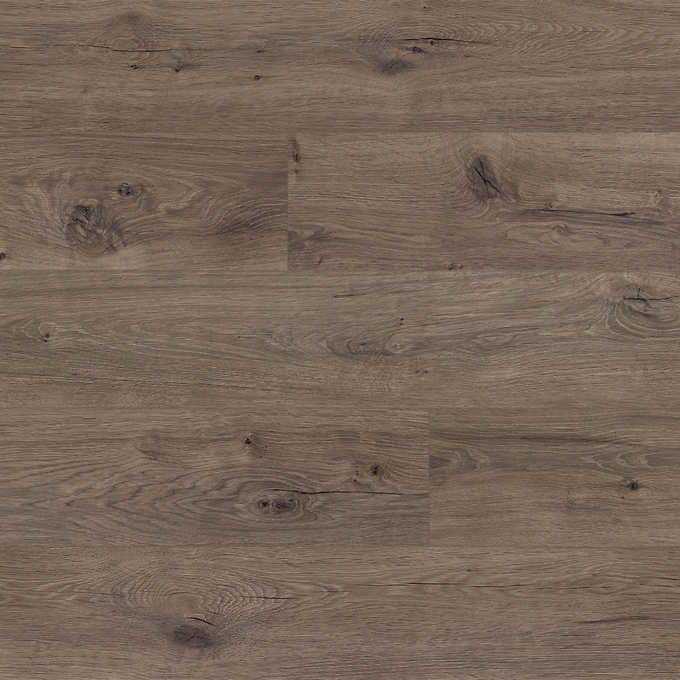 lot 38 image: Harmonics Silverleaf Oak Laminate Flooring, Retail $29.99