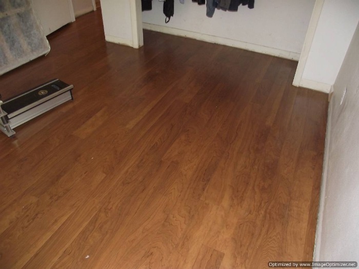 lot 53 image: Harmonics Vineyard Cherry Flooring, Retail $34.99