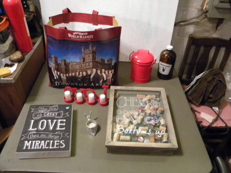 Bag, Signs, Candles, Corks & More
