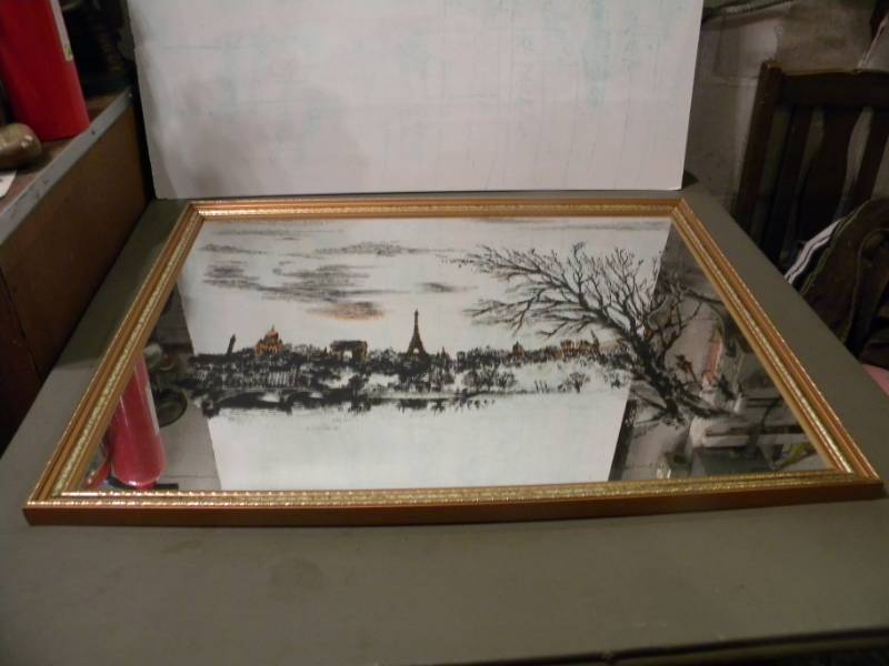 Paris View Mirror