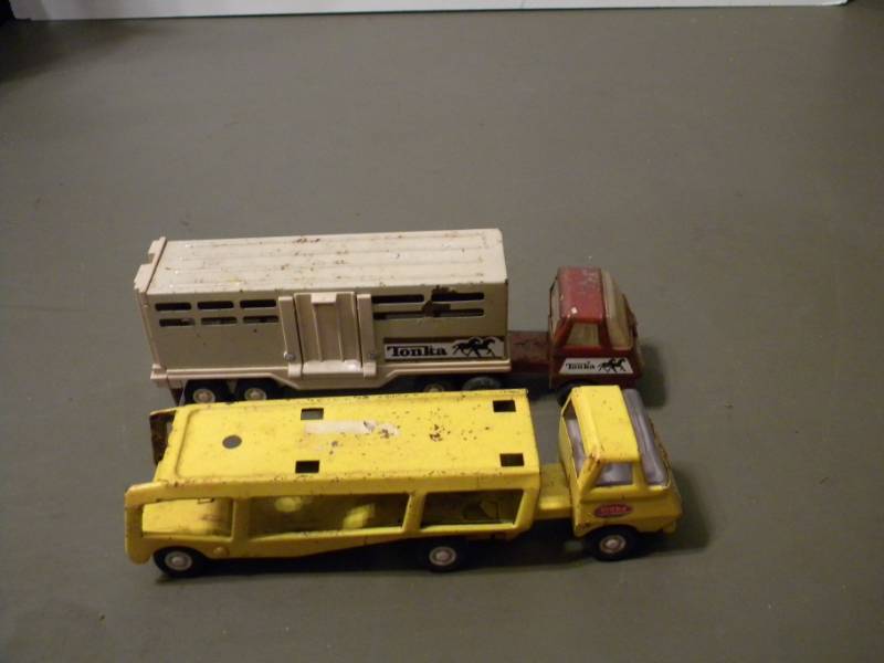 Tonka Car Carrier & Tonka Horse Carrier