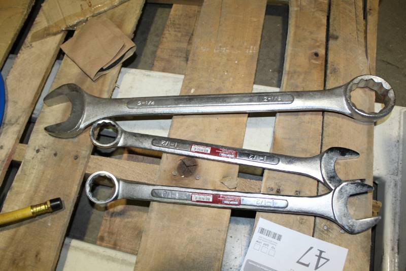lot 47 image: Lot of (3) Shop Tek Combination Wrenches