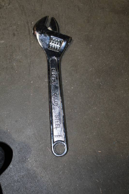 lot 93 image: Olympia Industrial 15in. Adjustable Wrench
