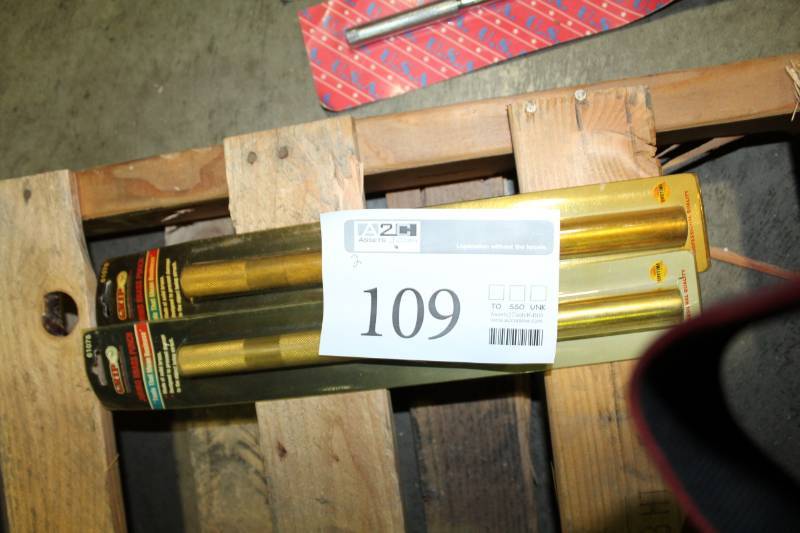 lot 109 image: Lot of (2) GRIP Jumbo Brass Punch