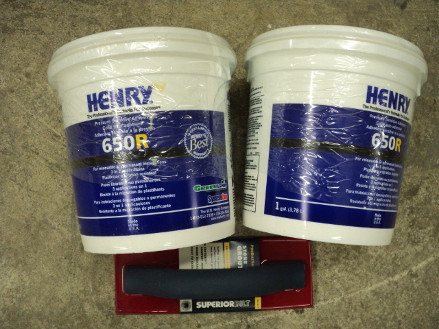 2 Tubs Henrys 650R Flooring Adhesi...
