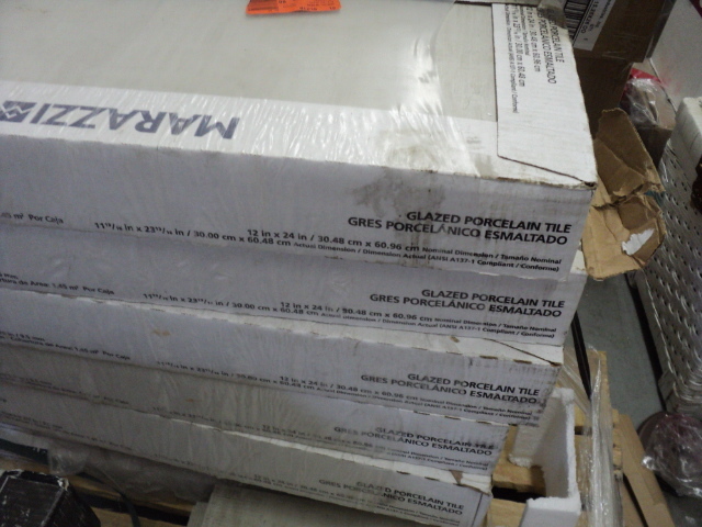 7 cases Marazzi glazed porcelain ti...