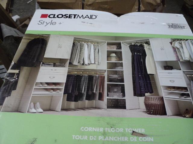 ClosetMaid Style narrow floor tower...
