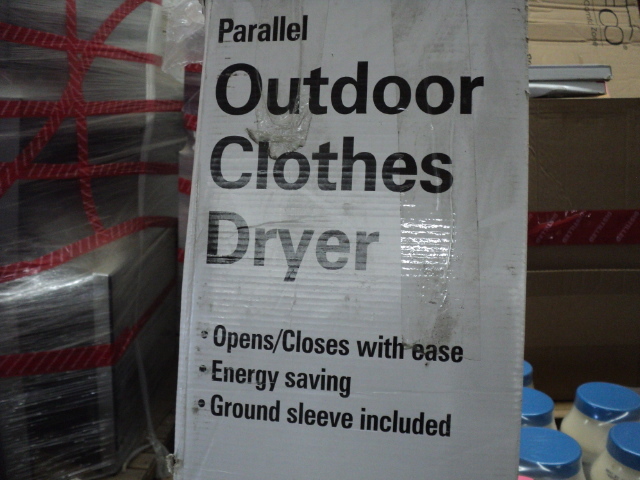 Parallel outdoor clothes dryer...