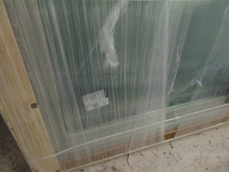 Large new triangle shaped window, A...