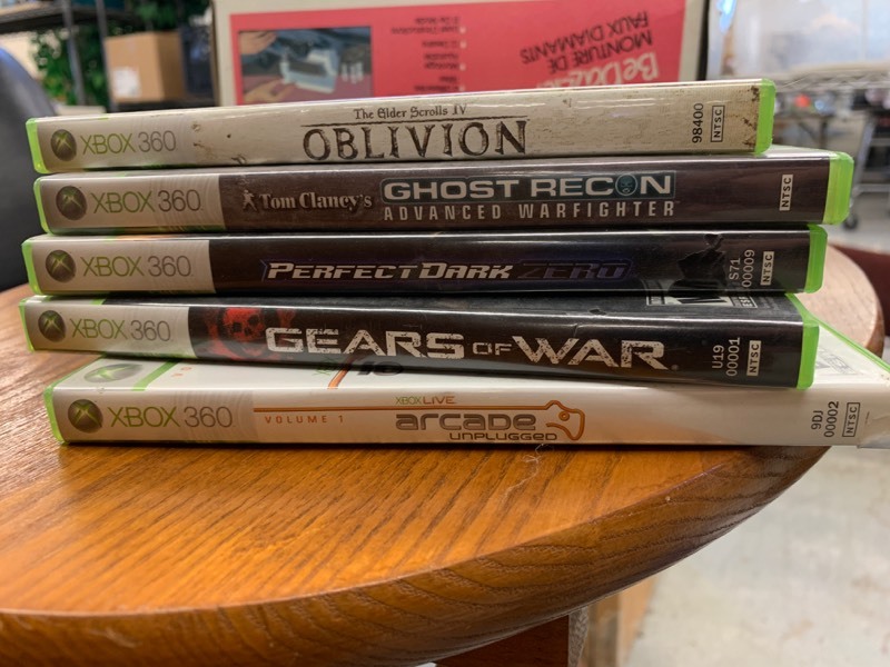 lot 330 image: 5 XBOX 360 GAMES