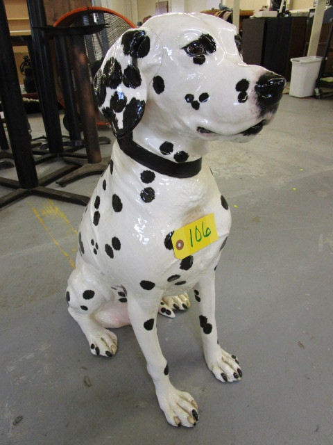 lot 341 image: CERAMIC DALMATIAN STATUE