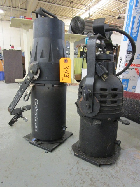 lot 343 image: COLORTRAN & ALTMAN STAGE LIGHTS