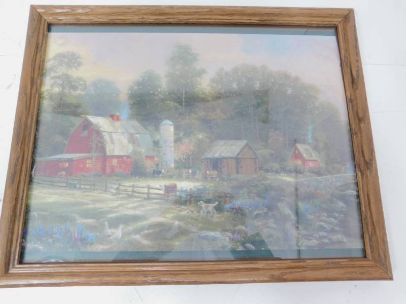 lot 3 image: Vintage Barn, Silo, Outbuilding Print