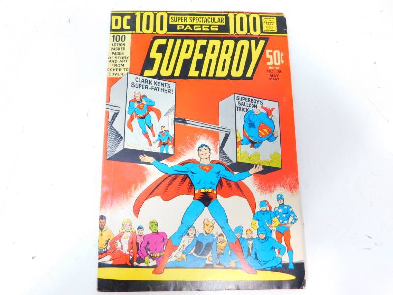 lot 21 image: Superboy 185 May 1972 High Grade DC Comic Book