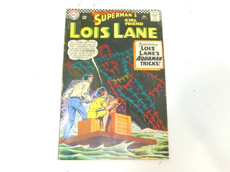 lot 48 image: Supermans Girlfriend Lois Lane #72 1967m Vintage Comic Book