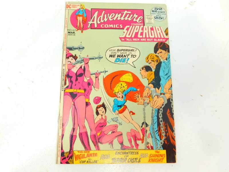 lot 40 image: Adventure Comics #417 High Grade Comic Book Supergirl 1972