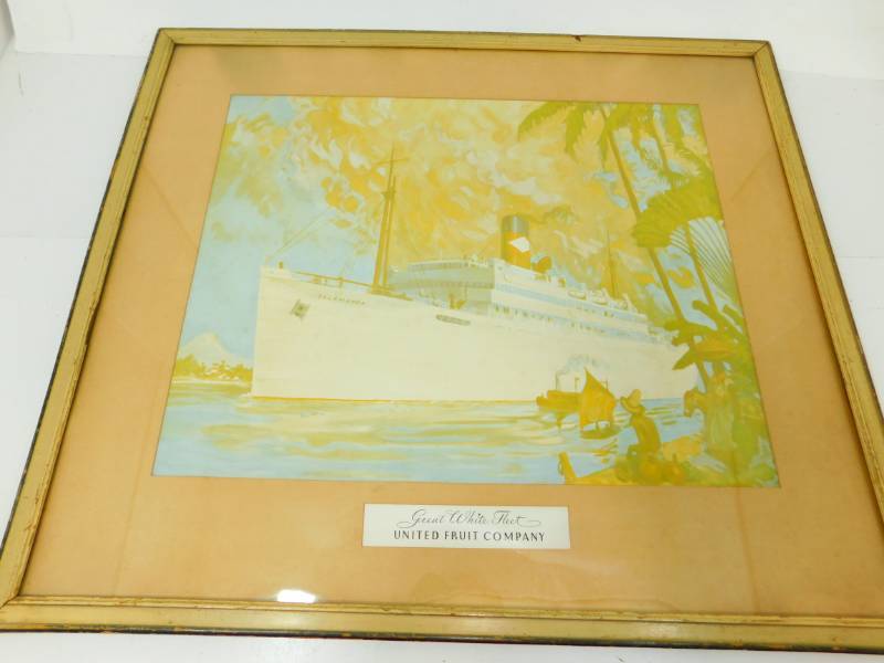 lot 69 image: Great White Fleet United Fruit Company Talamanca Cruise Ship