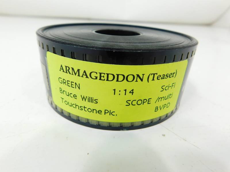 lot 84 image: Armageddon Teaser Trailer 35 MM Film Scope