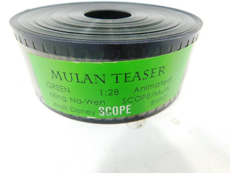 lot 86 image: Walt Disney Animated  Mulan  Teaser 35 MM Scope Trailer