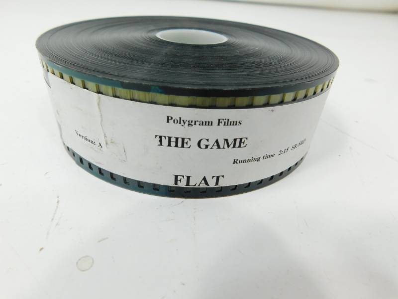lot 82 image: The Game 35 MM Film Movie Trailer - New, Flat