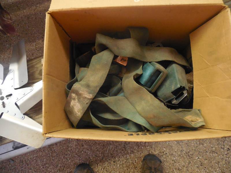 lot 64 image: 1966-67 GTO SEAT BELTS LOT