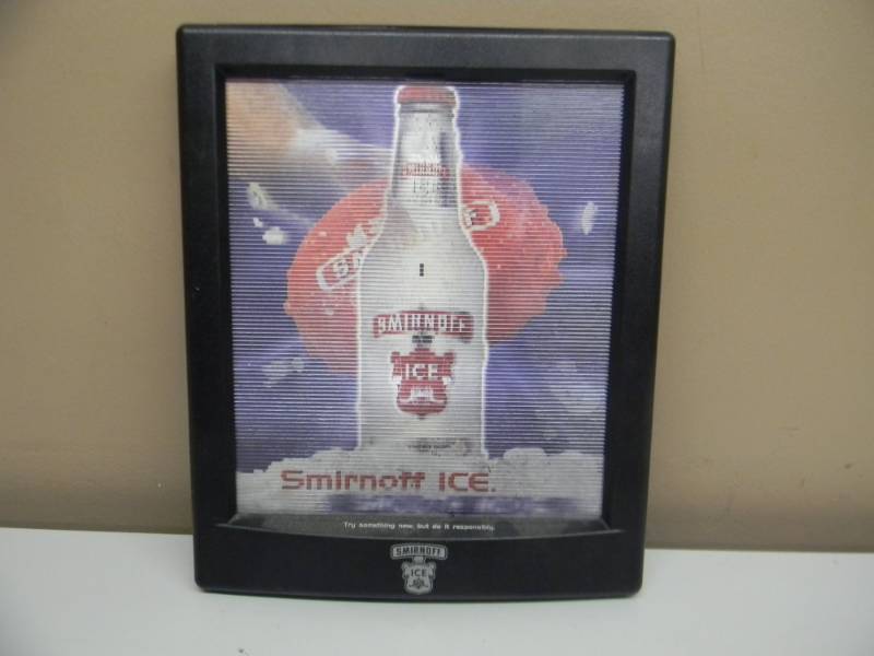 lot 46 image: SMIRNOFF ICE 3D DISPLAY APPROX 11 BY 13 - SEE PICTURES