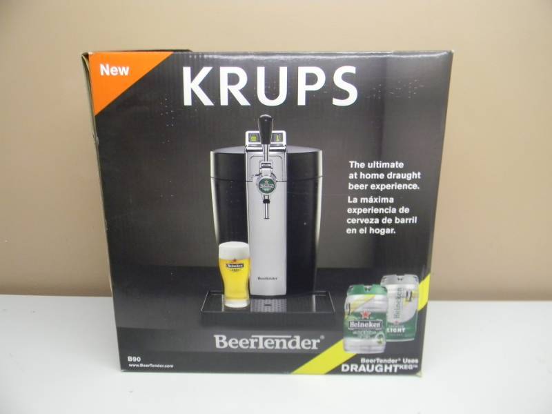 lot 47 image: NOS- NEW IN BOX - KRUPS BEER TENDER - HEINEKEN BEER - SEE PICTURES