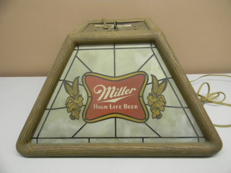 miller high life bar light