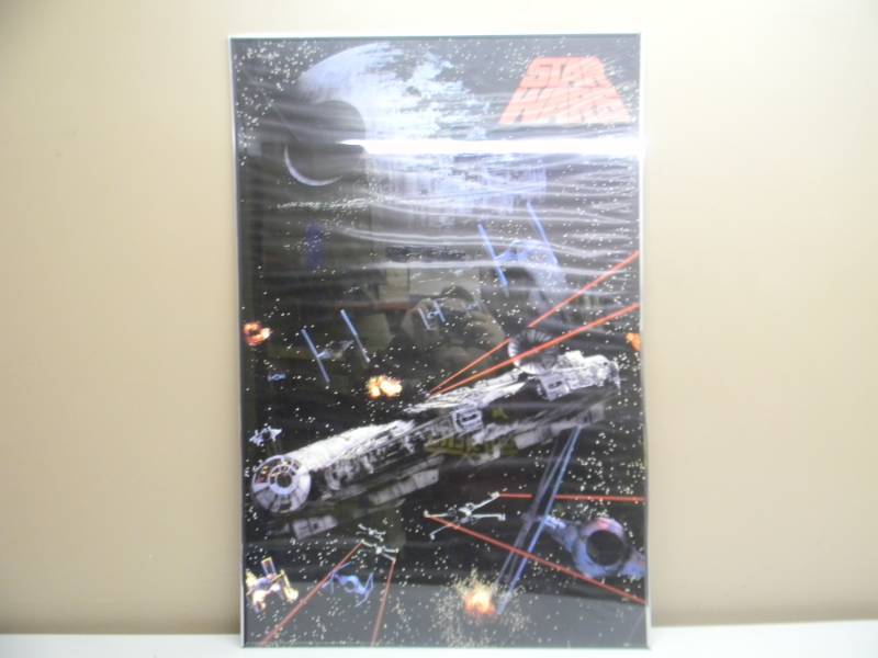 lot 134 image: VINTAGE STAR WARS POSTER - IN NICE CONDITION - SEE PICTURES