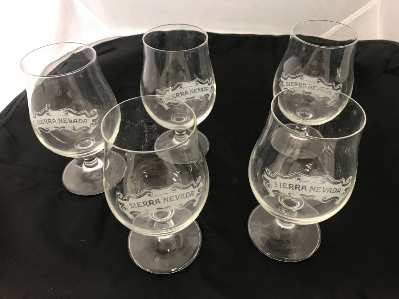 Lot of 5 Sierra Nevada Glasses