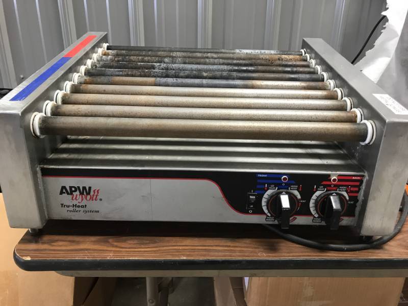 Heat Hot Dog Roller  APW Wyott Tru