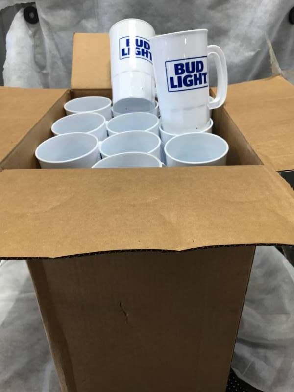 Lot of 48 Bud Light 32oz Beer Steins
