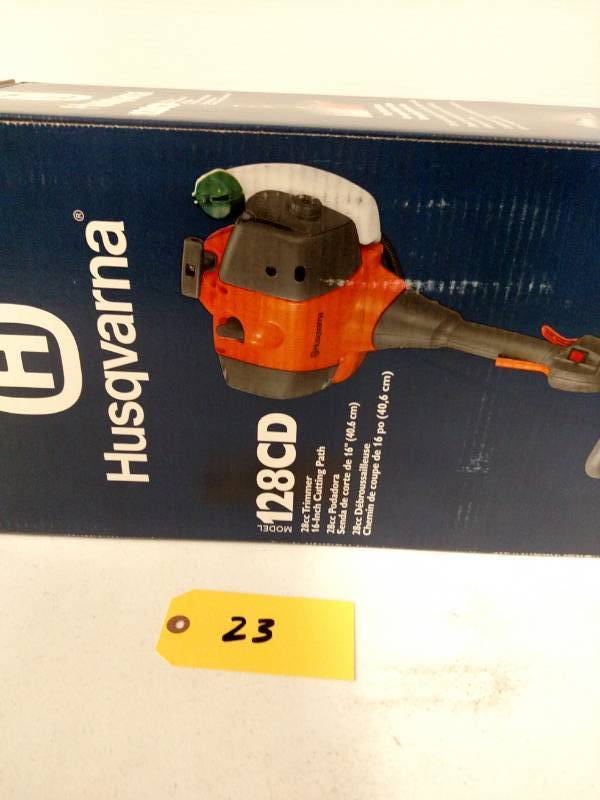 lot 23 image: Husqvarna Model 128CD Gas Trimmer...