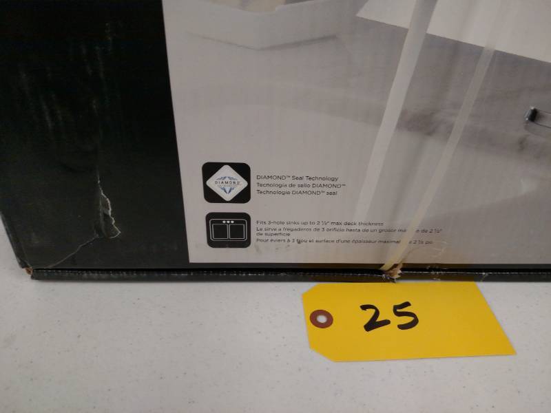 lot 25 image: Delta 100-DST Kitchen Faucet...