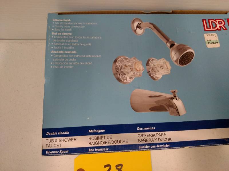 lot 28 image: LDR 0118700 Tub & Shower Faucet...