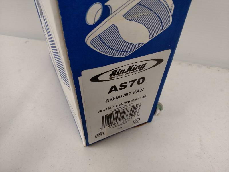 lot 30 image: Air King AS70 Exhaust Fan...