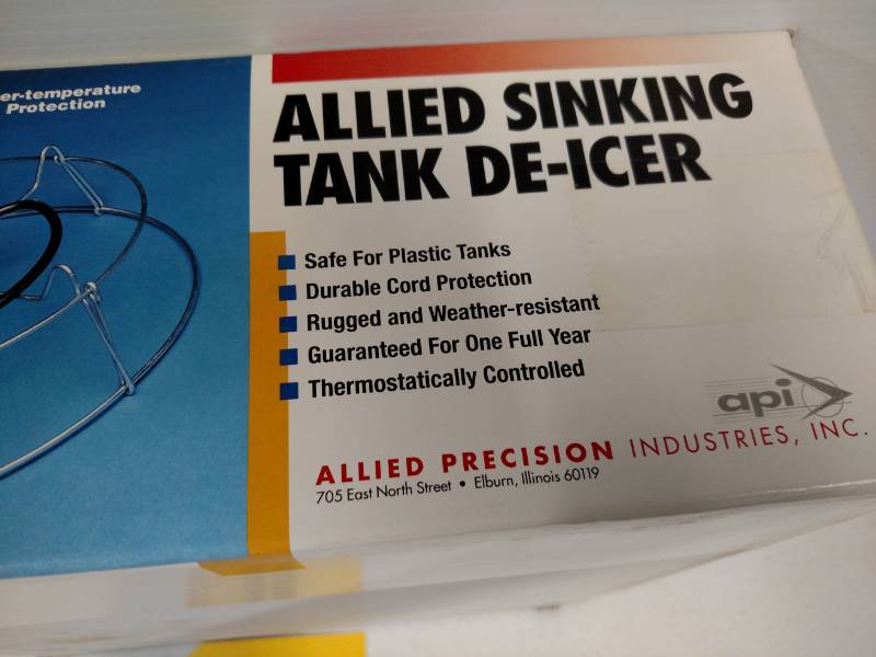 lot 35 image: API Sinking Tank De-Icer, 120 Volt...