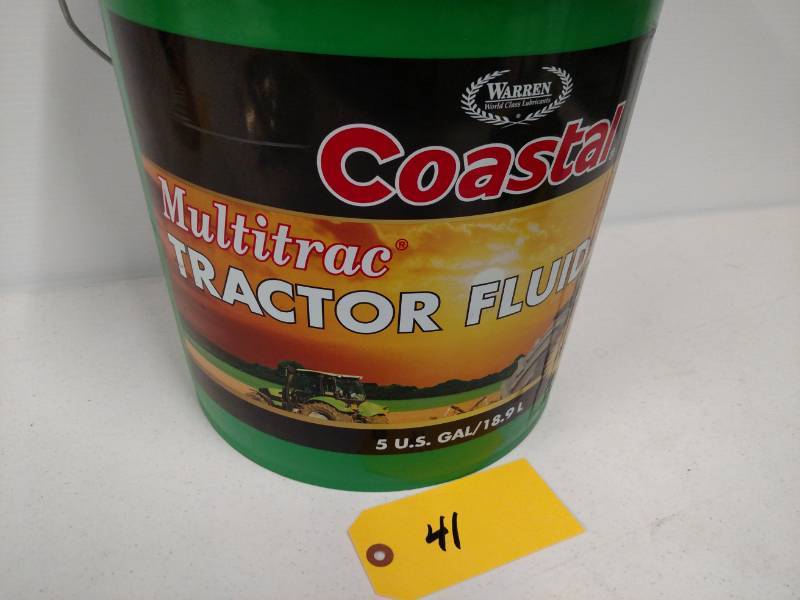 lot 41 image: Coastal Multitrac Tractor Fluid, 5 ...