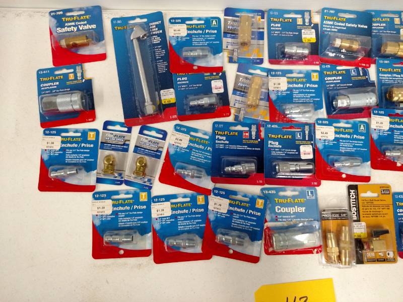 lot 112 image: Asstd Air Tools & Fittings...