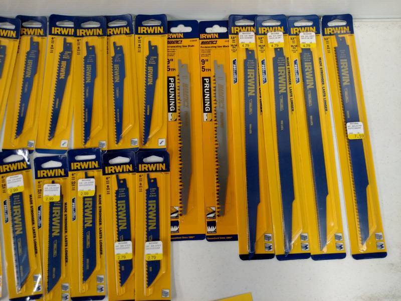 lot 139 image: Asstd Reciprocating Saw Blades...
