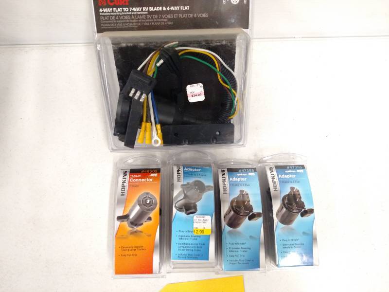 lot 264 image: Asstd Trailer Connectors & Adapter...