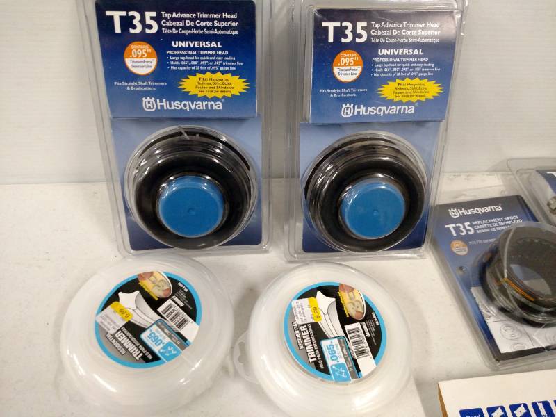 lot 339 image: Asstd Trimmer Heads, Line, & Misc...